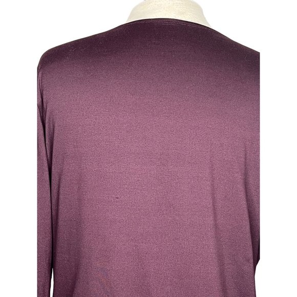 32° Heat top size XXL purple jersey round neck long sleeve four-way stretch - Picture 11 of 15